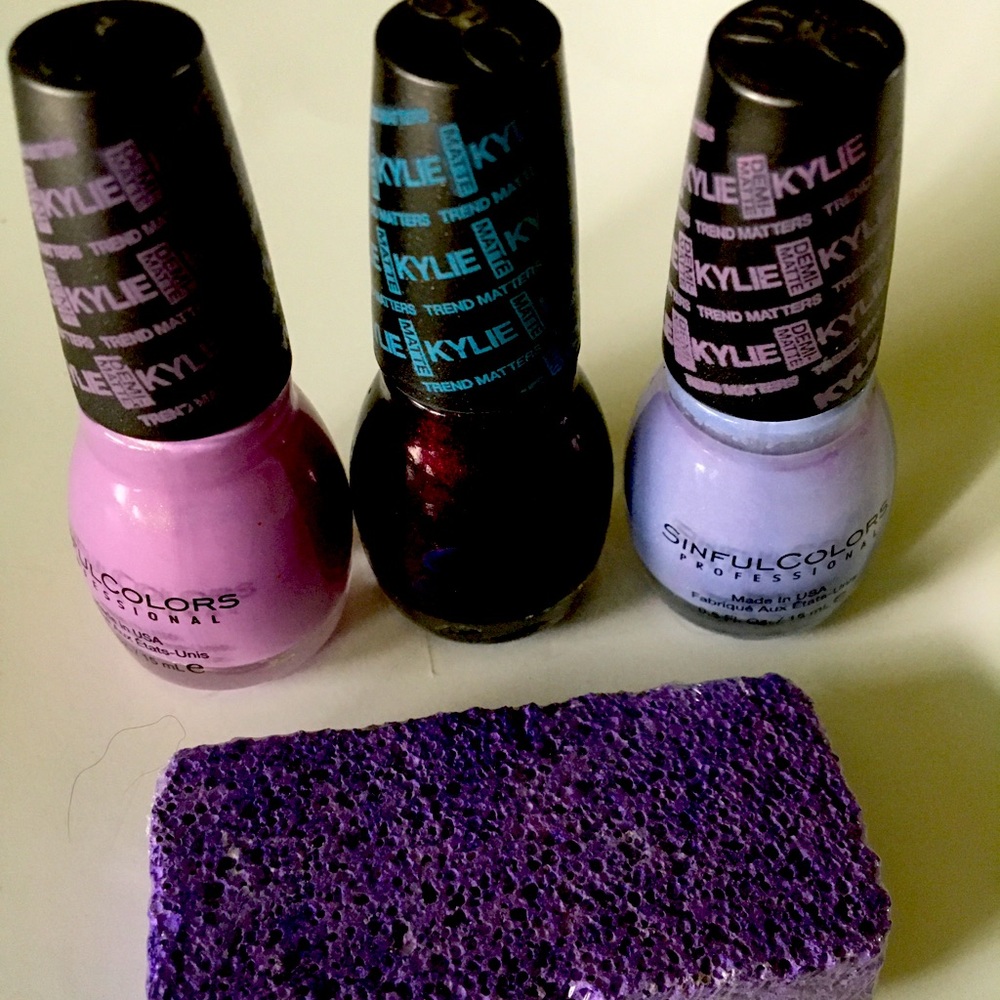 Kylie matte nail polish. Sinful colors professional.